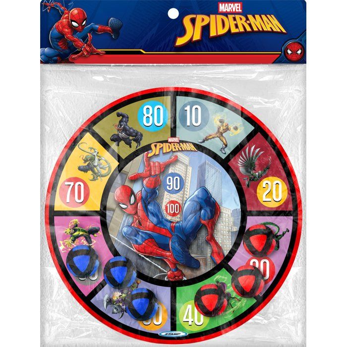 Cible et balles fléchettes - MARVEL - Spider-Man - Scratch - 36 cm