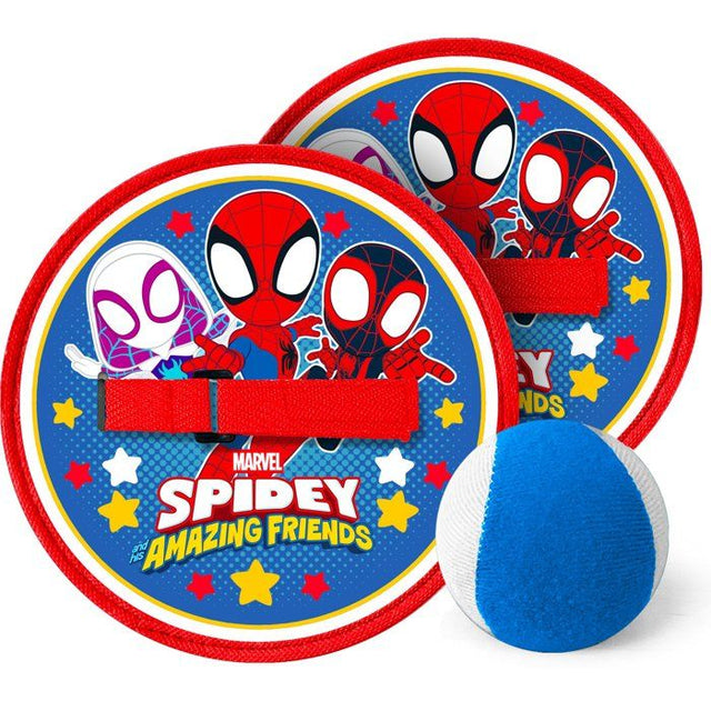 Jeu de lance-attrape balle - MARVEL - Spidey - 2 raquettes scratch