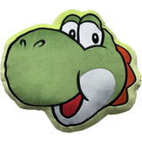 Coussin 3D - MARIO BROS - Visage Yoshi - Microfibre - 40 cm
