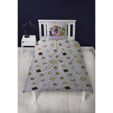 Parure de lit réversible - MARIO BROS - Super Mario - Microfibre - 1 housse de couette 140 x 200 cm + 1 taie 63 x 63 cm