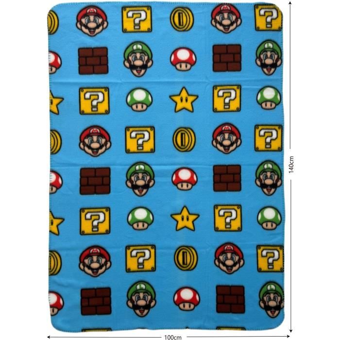 Plaid - MARIO BROS - Items - 100 x 140 cm