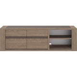 Meuble TV MARCEAU – Coloris Chene Reed – 190 × 48 × 57 cm – GAMI
