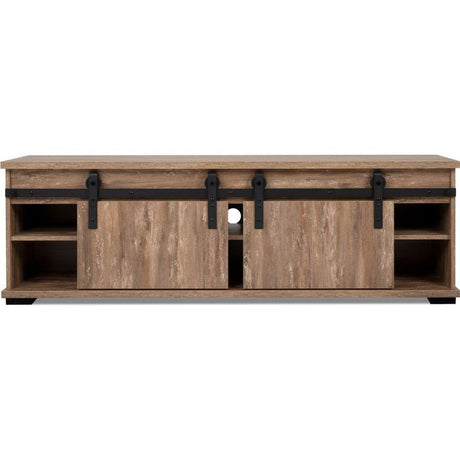 Meuble TV - MARRAKESCH - Chene - 160 x 50 x 40 cm