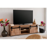 Meuble TV - MARRAKESCH - Chene - 160 x 50 x 40 cm