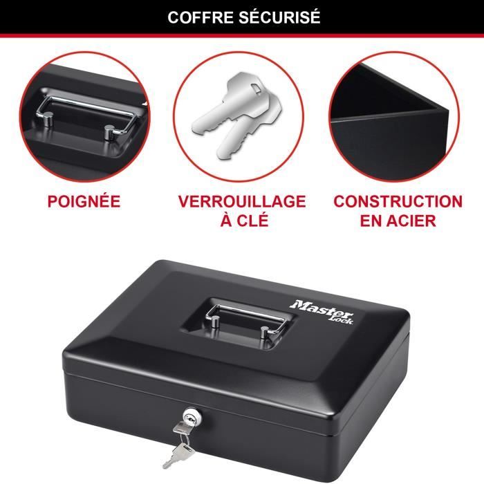 Master Lock Caisse moyenne avec plateau CB-12ML