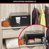 Coffre-fort a clé Master Lock X031ML - Noir - Idéal pour les objets de valeur de petite taille