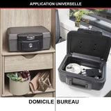 Coffre-fort ignifuge - MASTER LOCK - H0100EURHRO - Etanche avec clé - 4,9 L, 15,6 x 36,2 x 33 cm