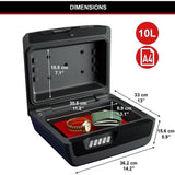 Malette de Sécurité Anti feu - MASTER LOCK - CHW30300EURHRO - Ignifuge et Etanche - Large 10L - Combinaison Electronique