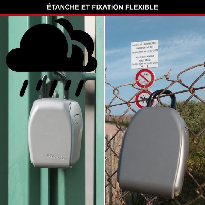 MASTER LOCK Boite a clés sécurisée [Sécurité renforcée] [Avec anse] - 5414EURD - Select Access Partagez vos clés en toute sécurité