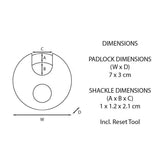 Cadenas Disque Excell en acier inoxydable 70mm - Master Lock M40EURDNUM
