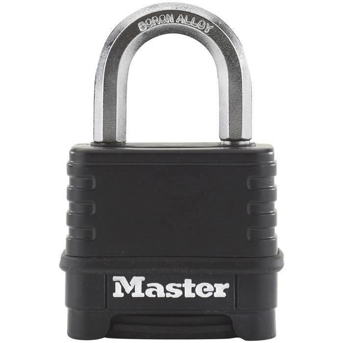 Master Lock Excell Zinc Combination Padlock 57mm Black M178EURD