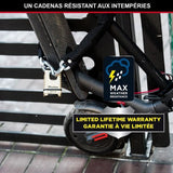 Cadenas en Laiton Massif Haute Sécurité - MASTER LOCK - M1177EURDCC - Anse Protégée - a Combinaison - Ultra Résistant et