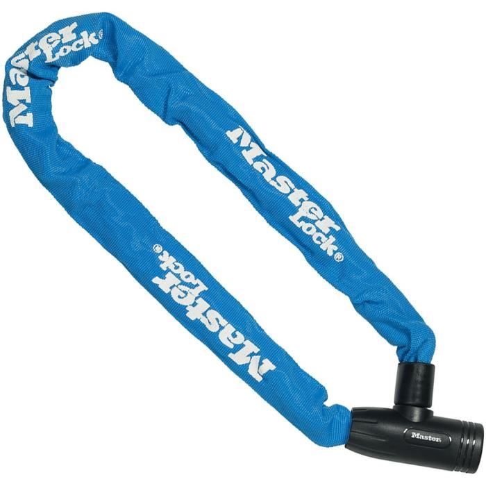 MASTER LOCK Bicycle Chain Lock [Key] [90 cm Chain] [Blue] 8391EURDPROCOLB