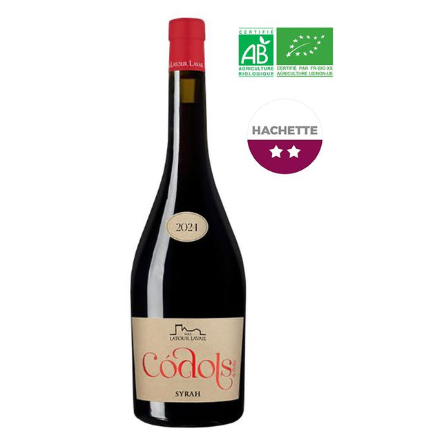 Mas Latour Lavail Codols de Pedra 2024 Pays d'Oc Syrah - Vin rouge de Languedoc - Bio