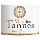 Mas des Tannes Réserve Blanc 2022 Pays d'Oc - Vin de blanc Languedoc - Bio