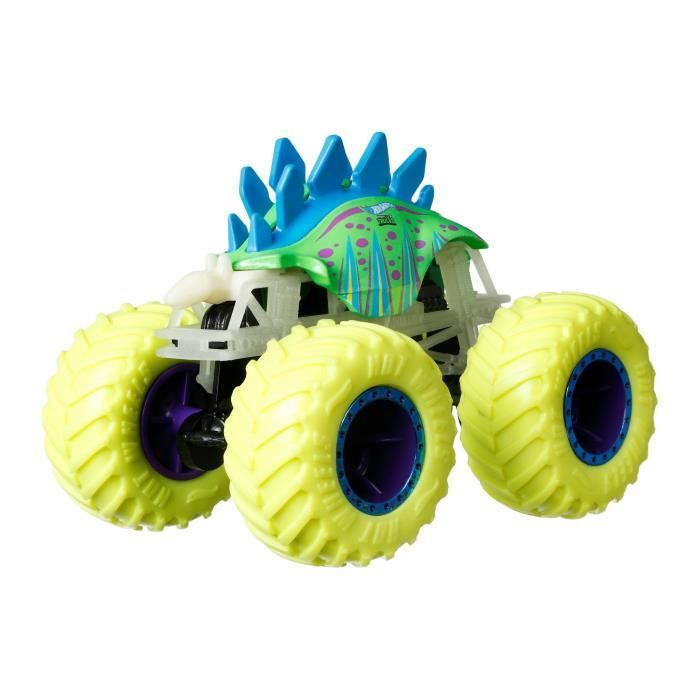 Hot Wheels Monster Trucks - Coffret 10†VÈhicules Phosphorescents - Petite voiture - Des 3 ans HCB57