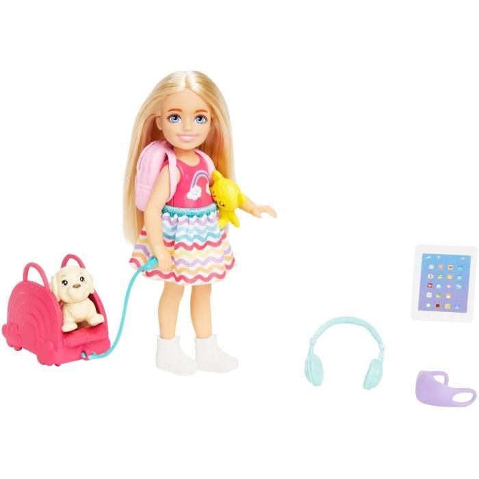 Barbie Chelsea Travel Set with Puppy and Accessories HJY17