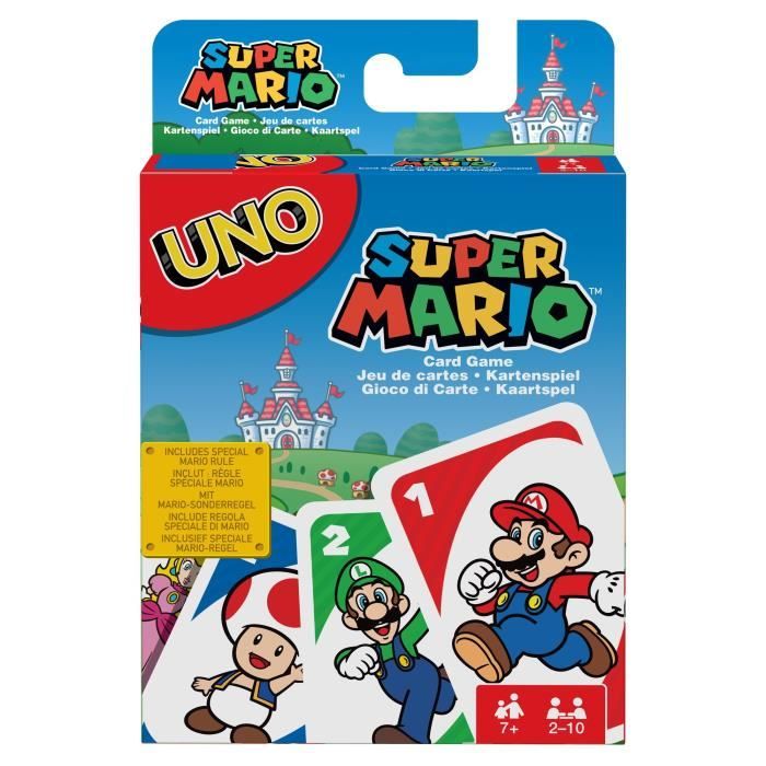 Mattel Games - Uno Super Mario Bros - Jeu de Cartes - Des 7 ans DRD00