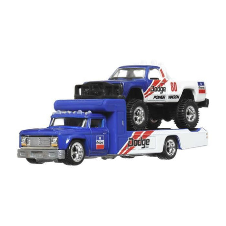 Hot Wheels - Véhicule et Transporteur (modele aléatoire) - Camion / Petite voiture - Des 3 ans FLF56