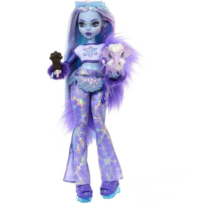 Monster High-Poupée Abbey Bominable-Poupée mode Yéti et accessoires HNF64