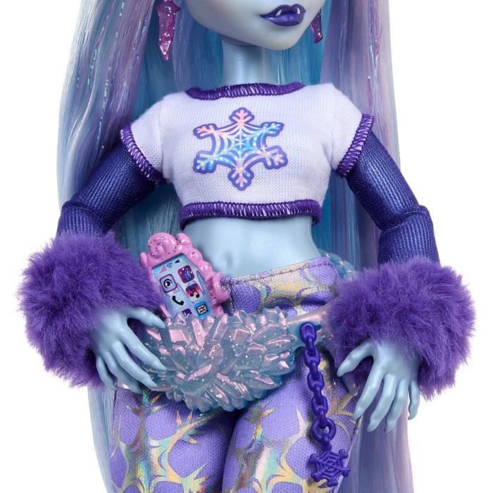 Monster High-PoupÈe Abbey Bominable-PoupÈe mode YÈti et accessoires HNF64