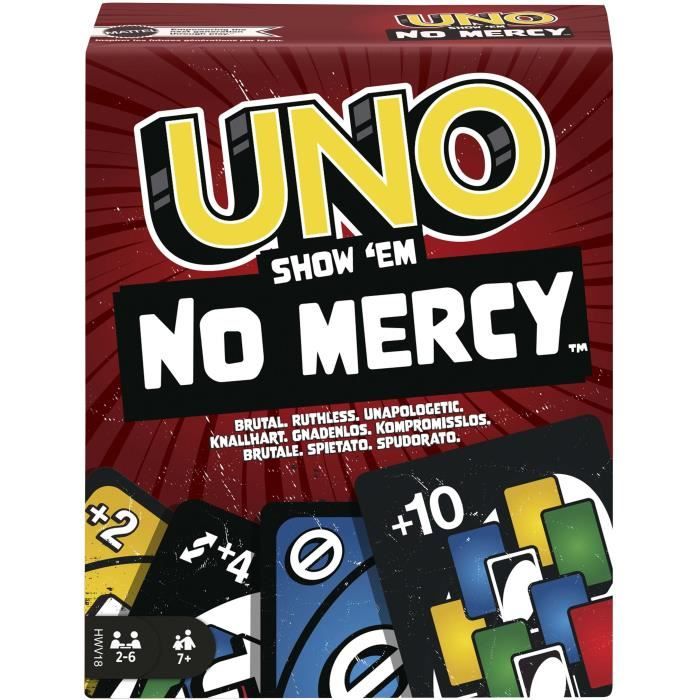 Mattel Games - UNO No Mercy - Jeu de cartes pour toute la famille