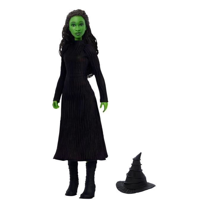 Mattel-Wicked-Poupée Elphaba chantante avec habillages et accessoires - Wicked - HYM40