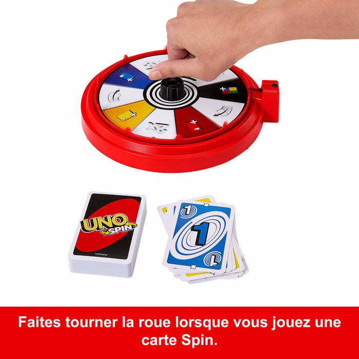 Jeu de cartes - MATTEL GAMES - UNO Wizz - Roue interactive - a partir de 7 ans - Mixte