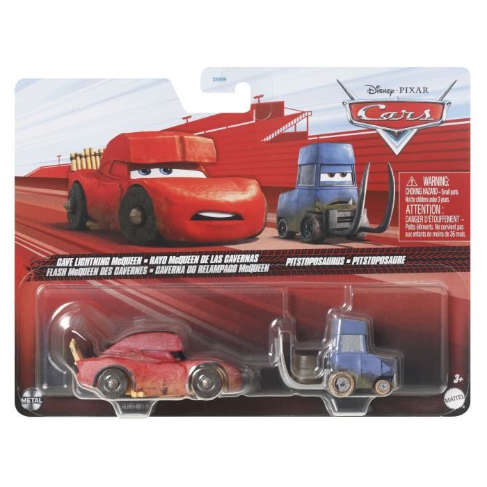 Cars Disney Pixar - Pack de 2 Véhicules (modele aléatoire) - Petite Voiture - 3 ans et + - Disney Pixar Cars - DXV99