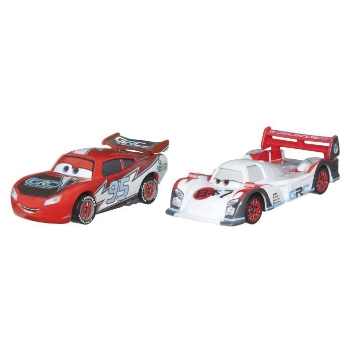 Cars Disney Pixar - Pack de 2 Véhicules (modele aléatoire) - Petite Voiture - 3 ans et + - Disney Pixar Cars - DXV99