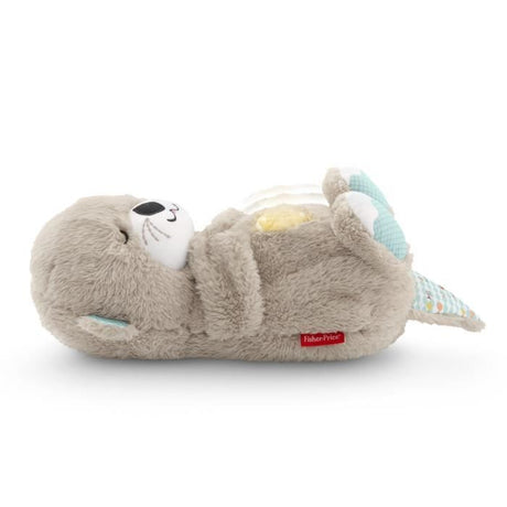 Fisher-Price - Ma Loutre Câlins Bonne Nuit - Peluche Veilleuse Bébé Musicale et Lumineuse - Jouet d'Eveil - Des la naissance FXC66