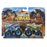 Hot Wheels - Coffret 2 vÈhicules Monster Truck Double DÈmolition  - Petites Voitures - 3 ans et + FYJ64