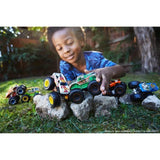 Hot Wheels - Coffret 2 vÈhicules Monster Truck Double DÈmolition  - Petites Voitures - 3 ans et + FYJ64