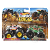Hot Wheels - Coffret 2 vÈhicules Monster Truck Double DÈmolition  - Petites Voitures - 3 ans et + FYJ64