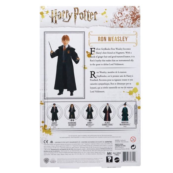 Harry Potter - PoupÈe Ron Weasley - PoupÈe Figurine - 6 ans et + FYM52