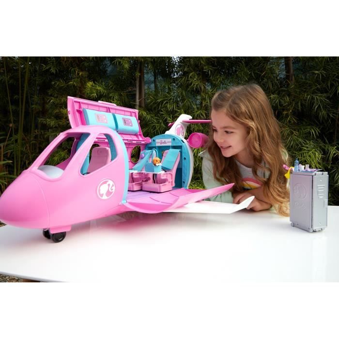 Barbie - L'Avion de Reve de Barbie - VÈhicule PoupÈe Mannequin - 3 ans et + GDG76