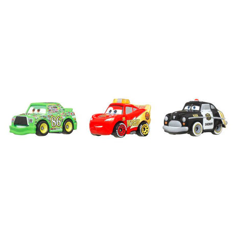 Cars Disney Pixar - Pack de 3 Mini Véhicules (modele aléatoire) - Petite Voiture - 3 ans et + - Disney Pixar Cars - GKG01