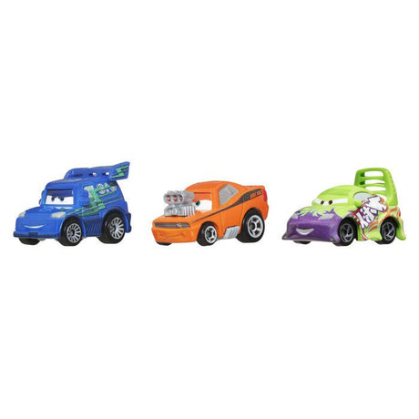 Cars Disney Pixar - Pack de 3 Mini Véhicules (modele aléatoire) - Petite Voiture - 3 ans et + - Disney Pixar Cars - GKG01