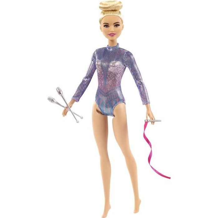 Barbie - Barbie gymnaste (blonde) - Poupée Mannequin - Des 3 ans GTN65