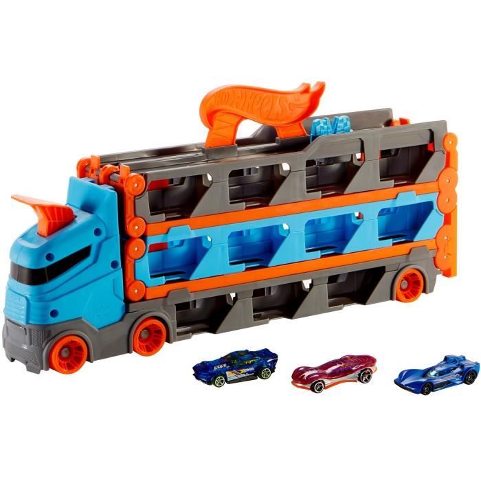 Hot Wheels - Super transporteur extensible - Circuit / Petite voiture - Des 4 ans GVG37