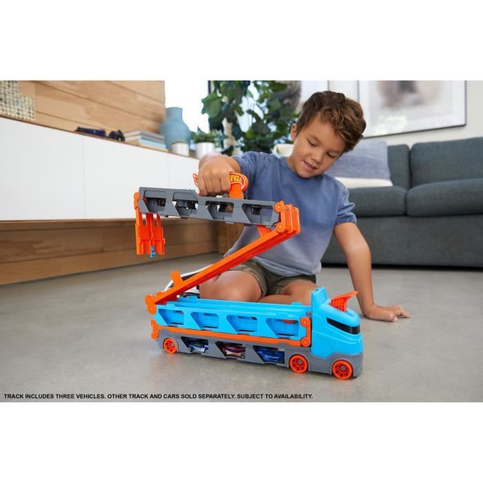 Hot Wheels - Super transporteur extensible - Circuit / Petite voiture - Des 4 ans GVG37