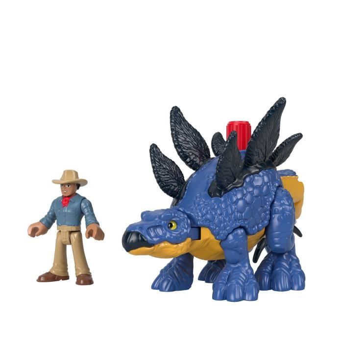 Imaginext-Jurassic World-Stégosaure et le Dr Grant GVV64