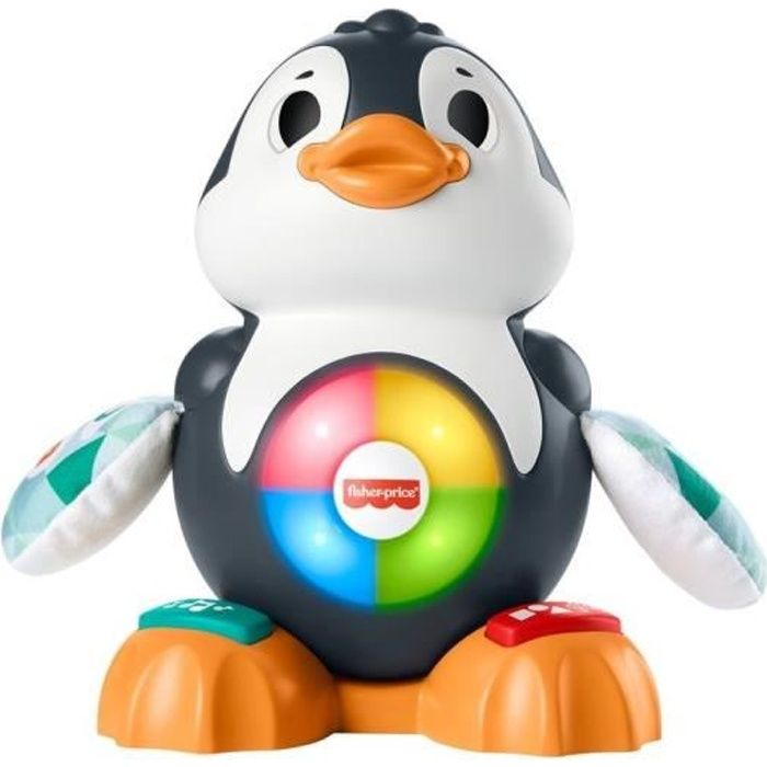 Fisher-Price - Valentin le Pingouin Linkimals - Jouet d'éveil bébé - Des 9 mois HCJ61