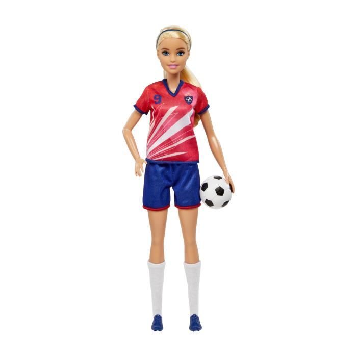 Barbie - Barbie Footballeuse - Poupée Mannequin - Des 3 ans