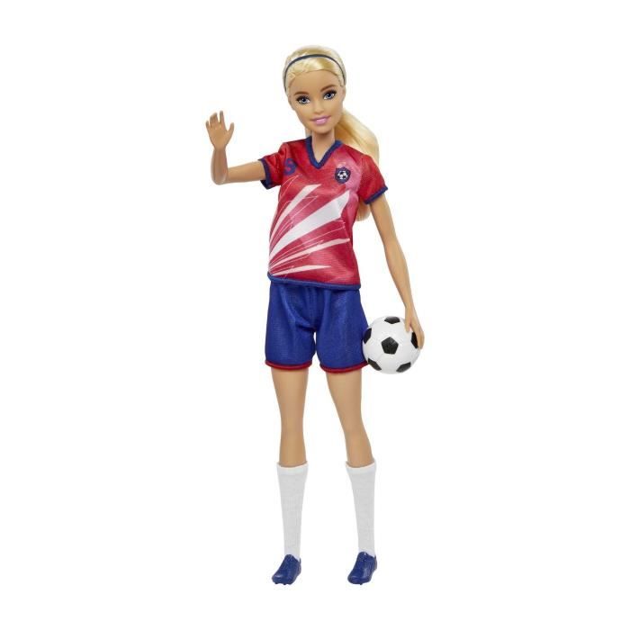 Barbie - Barbie Footballeuse - Poupée Mannequin - Des 3 ans