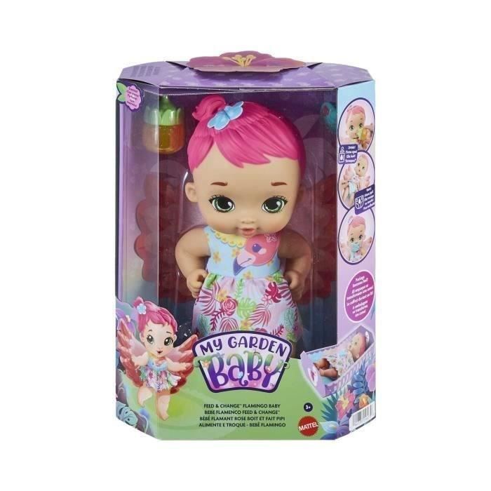 My Garden Baby-BÈbÈ Flamant Rose Boit et Fait Pipi-PoupÈe 30†cm HPD12