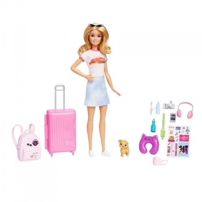 Barbie-Barbie on the go-Box with puppy and accessories HJY18