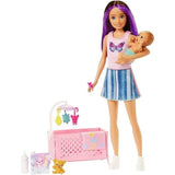 Barbie-Skipper Baby-Sitter-Coffret poupÈe et accessoires HJY33