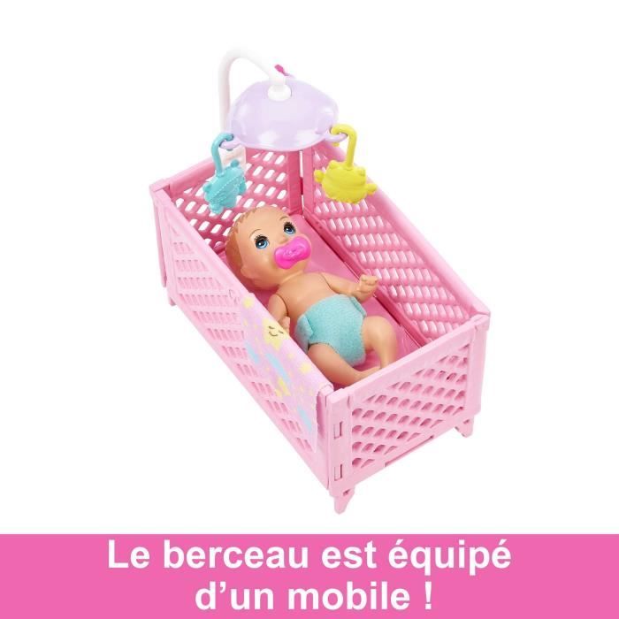 Barbie-Skipper Baby-Sitter-Coffret poupÈe et accessoires HJY33