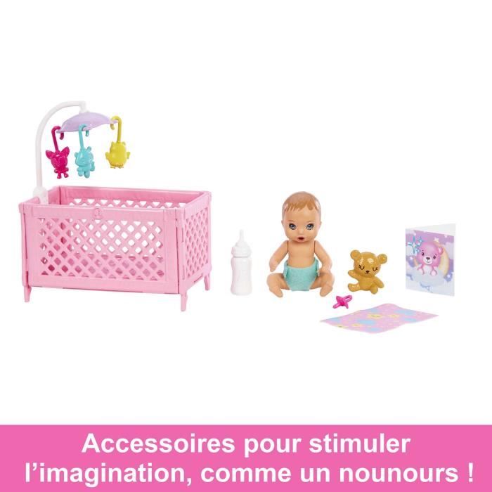 Barbie-Skipper Baby-Sitter-Coffret poupÈe et accessoires HJY33